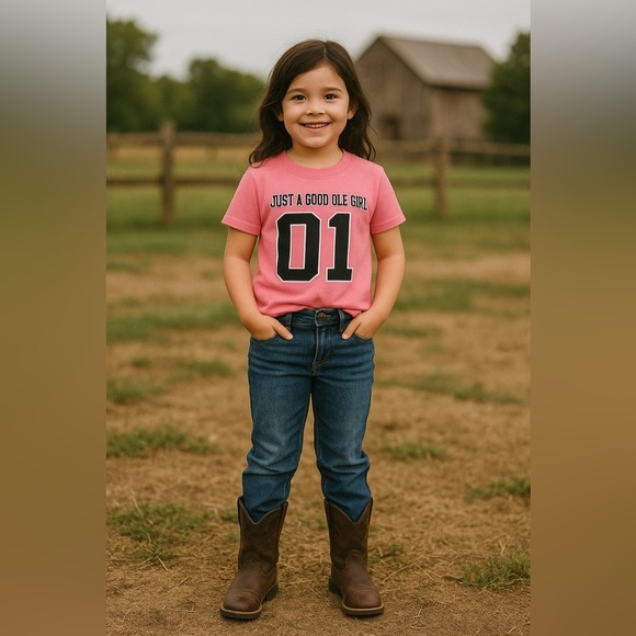 Just A Good Ole Girl T-Shirt | Dukes of Hazzard | Girl’s - Picture 2 of 5